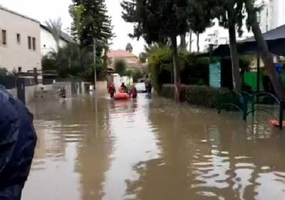 فقدان شخصين جراء فيضانات في إسرائيل