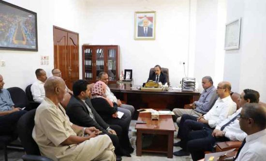 محافظ حضرموت يطلع على خطط تطوير التعليم الفني