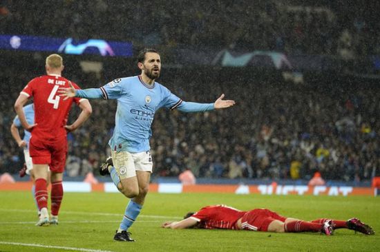 مانشستر سيتي يكتسح بايرن ميونخ بثلاثية 