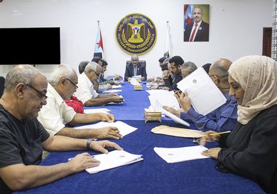 أمانة الانتقالي تستعرض تقرير المشهد السياسي وقضاياه