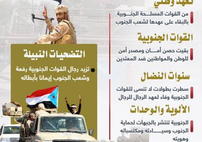 القوات الجنوبية على العهد (إنفوجراف)