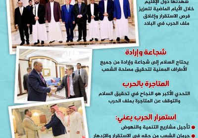 السلام.. طريق التنمية (إنفوجراف)