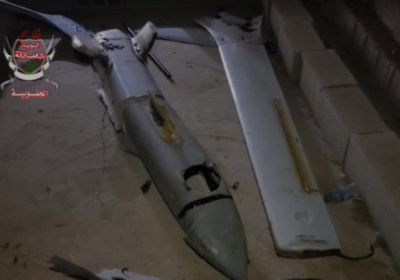 رصد مسيرة حوثية في سماء مديرية عين وإسقاطها