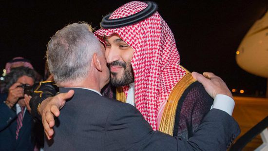 ولي العهد السعودي يلتقي ملك الأردن بجدة