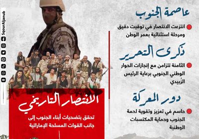 تحرير عدن.. عنوان النصر (إنفوجراف)