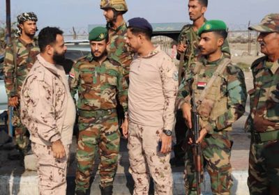 أركان حزام عدن يتفقد النقاط الأمنية في المدينة