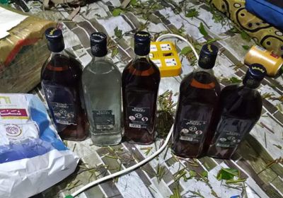 واردة من الخارج.. إحباط تهريب خمور إلى الضالع