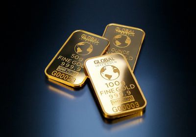 انخفاض أسعار الذهب في السوق العالمية 4 دولارات