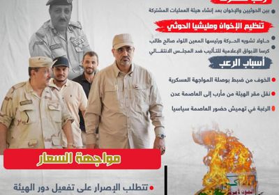 أسباب السعار الحوثي الإخواني من هيئة العمليات المشتركة (إنفوجراف)