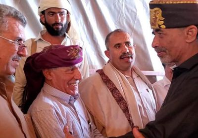 رئيس انتقالي الضالع يترأس وفد المحافظة لتهنئة الصبيحي بتحرره