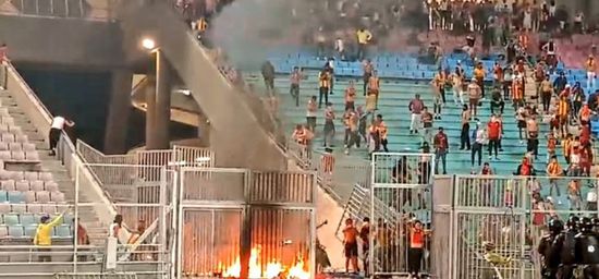 القبض على شاب حمل منشارًا كهربائيًا بمباراة الترجي