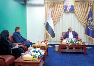 النائب العام يطرح على الرئيس الزُبيدي التحديات أمام السلك القضائي