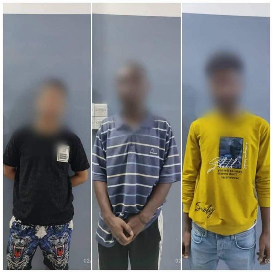 أمن عدن يقبض على 3 متقطعين في المعلا