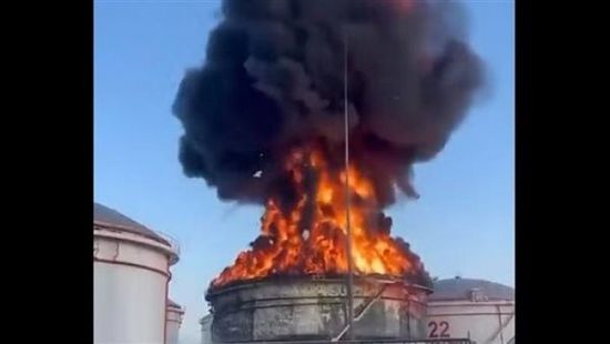 حريق بمصفاة نفط في روسيا بعد هجوم بمسيرة