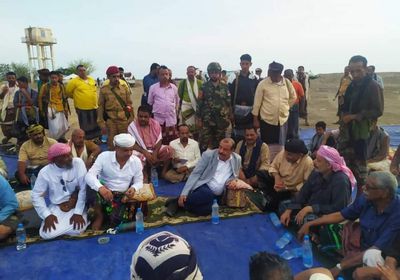 بن بريك والجابري وباعوم يهنئون الصبيحي بنيل حريته