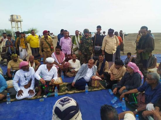 بن بريك والجابري وباعوم يهنئون الصبيحي بنيل حريته