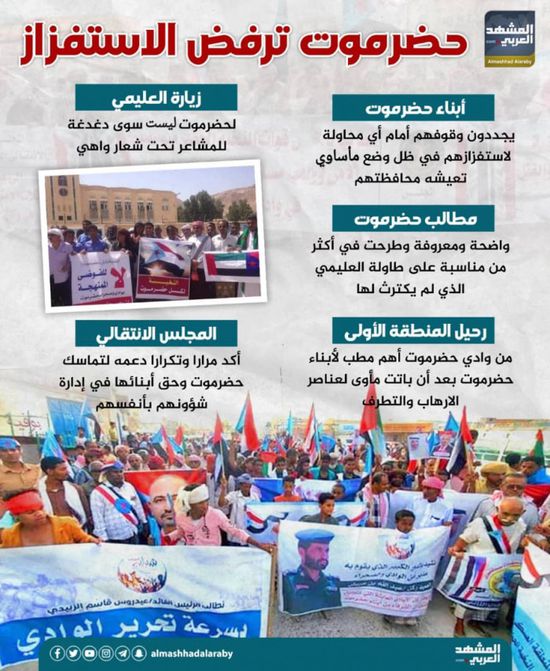 حضرموت ترفض الاستفزاز (إنفوجراف)
