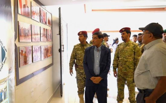 فرج البحسني يتفقد تلفزيون حضرموت ومتحف المكلا