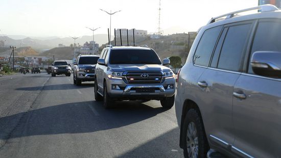 الشيخ عن وصول الموكب الرئاسي الجنوبي للمكلا: مساء الشموخ يا حضرموت