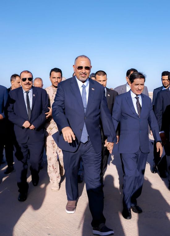 الشيخ عن زيارة الرئيس الزُبيدي لحضرموت: خطوات ثابتة ومدروسة