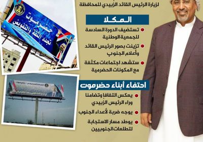 حضرموت تترقب زيارة القائدة.. لا عزاء للمتآمرين (إنفوجراف)