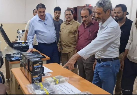 تعزيز منظومة البحث الجنائي في عدن بمعدات حديثة