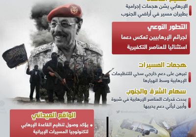 مسيرات القاعدة.. دعم نوعي للإرهاب (إنفوجراف)