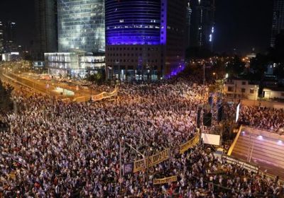 للأسبوع الـ21.. آلاف الإسرائيليين يتظاهرون ضد نتنياهو