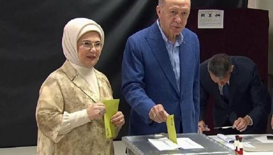 أردوغان يدلي بصوته في الانتخابات الرئاسية