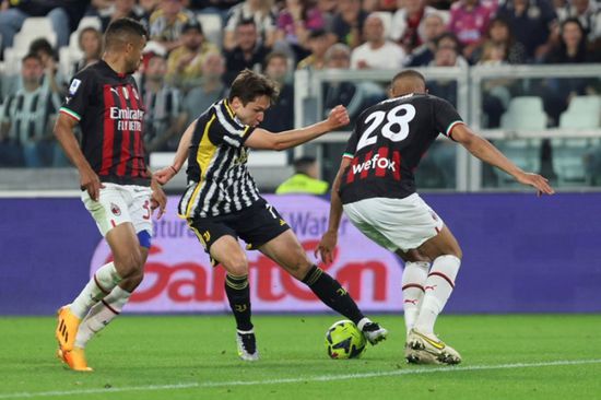 ميلان يفوز على يوفنتوس بهدف نظيف