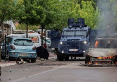 صدامات جديدة بين متظاهرين صرب والشرطة في كوسوفو