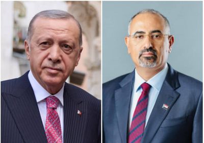 الرئيس الزُبيدي يهنئ الرئيس التركي بفوزه بولاية ثالثة