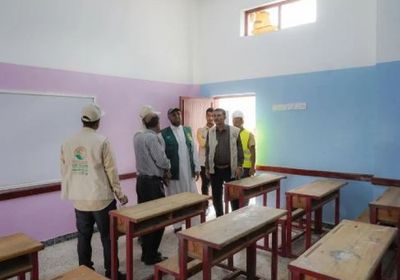 فريق مركز "سلمان للإغاثة" يتفقد 3 مدارس في لحج