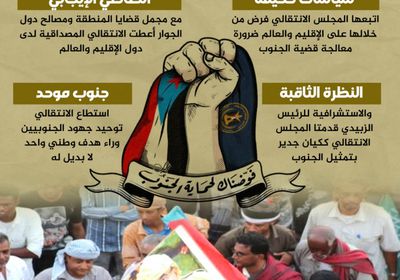 الانتقالي.. كيان سياسي جدير بالثقة (إنفوجراف)