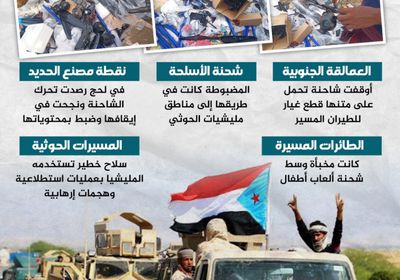 الجنوب يقطع تهريب الإمدادات للحوثي (إنفوجراف)