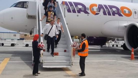 مطار مرسى مطروح يستقبل أول رحلة سياحية من سلوفاكيا