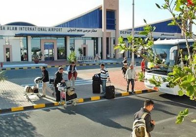 مطار مرسى علم يستقبل 19 رحلة طيران دولية