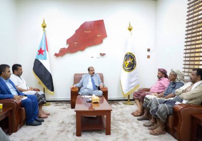 بن بريك يبحث أوضاع القوات الخاصة في أبين