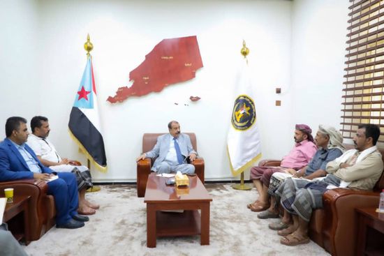 بن بريك يبحث أوضاع القوات الخاصة في أبين