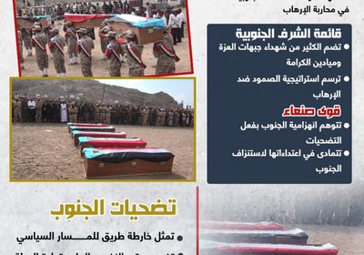 تحية واجبة لشهداء الجنوب (إنفوجراف)