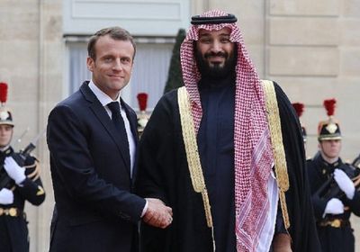 ماكرون يبحث مع ولي العهد السعودي الأزمة الأوكرانية