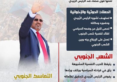 الرئيس الزُبيدي.. إرادة شعب (إنفوجراف)