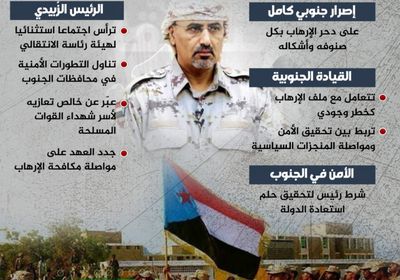 تعهد جنوبي حازم.. لا مكان للإرهاب (إنفوجراف)