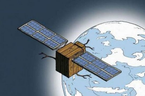 اليابان تطلق أول قمر صناعي خشبي بالعالم