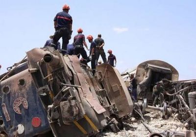  الإذاعة التونسية: قتيلان و30 مصابا في حادث انقلاب قطار