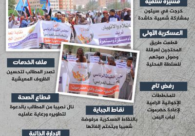 وادي حضرموت يغلي ويطالب بحقوقه (إنفوجراف)