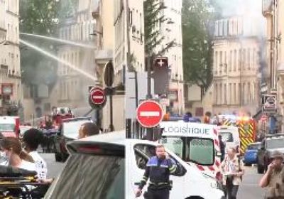 انهيار جزئي لمبنى جراء انفجار غاز في باريس