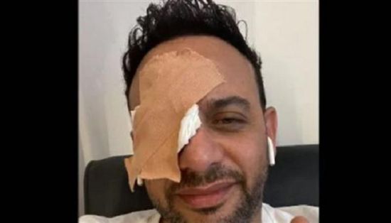 خالد سرحان يتسبب في إصابة مصطفى قمر في عينه