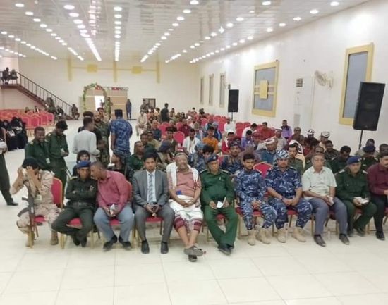 أمن أبين يوعي بخطر المخدرات بفعالية مجتمعية