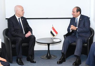 الرئيس المصري يبحث مع نظيره التونسي التعاون الثنائي بين البلدين